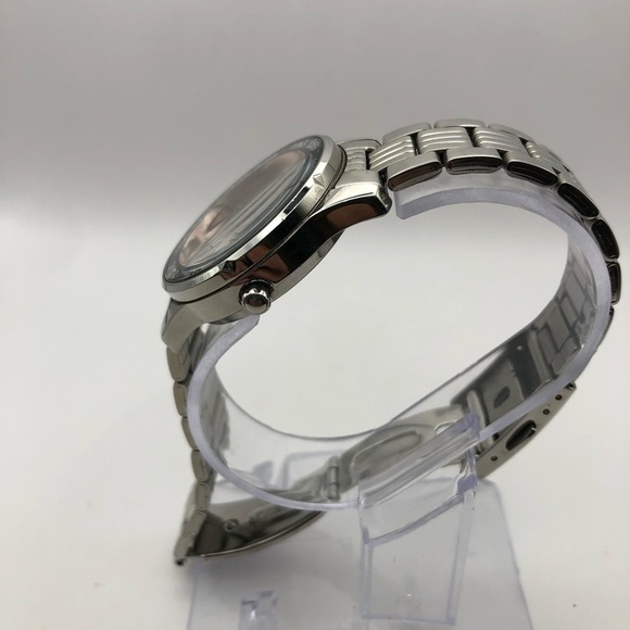 Casio Women’s Watch Silver Bezel (New Battery) Lady Date Glitter Bezel White main image 6